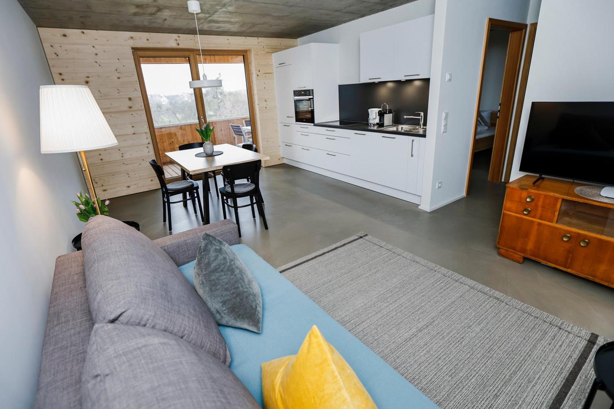Boutique Apartments Lustenau Nachhaltige Kuehlung Ueber Erdsonde Und Fussbodenkuehlung Szoba fotó