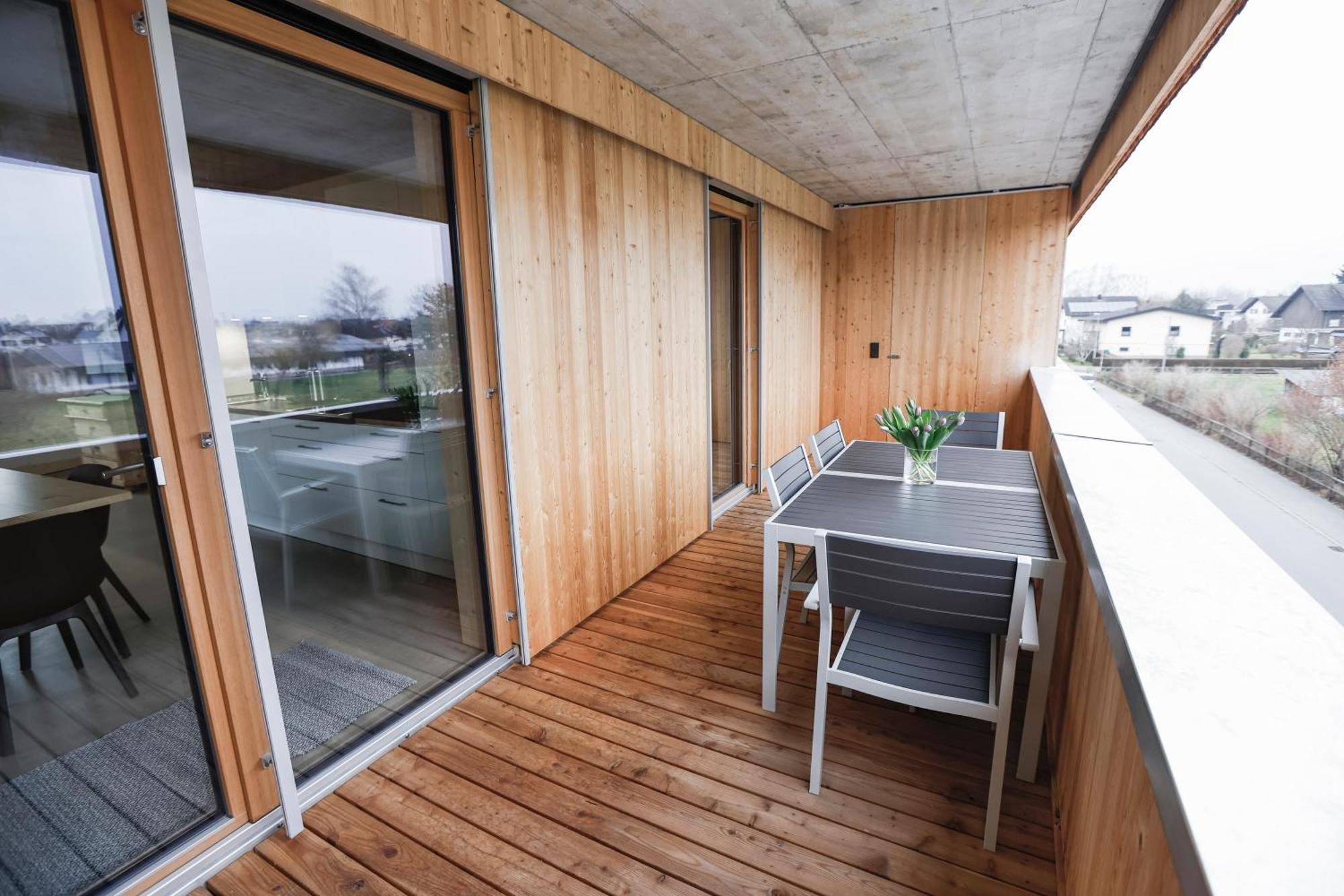 Boutique Apartments Lustenau Nachhaltige Kuehlung Ueber Erdsonde Und Fussbodenkuehlung Szoba fotó