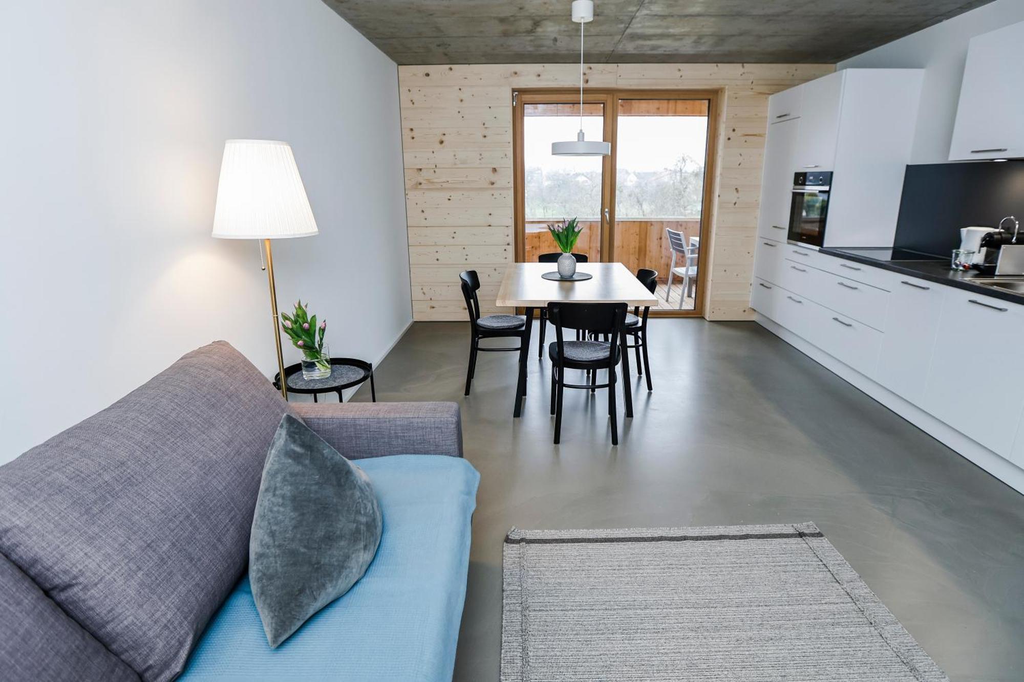 Boutique Apartments Lustenau Nachhaltige Kuehlung Ueber Erdsonde Und Fussbodenkuehlung Szoba fotó